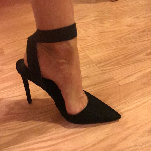 Pointy open back stiletto ankle strap - Picture 2 of 3